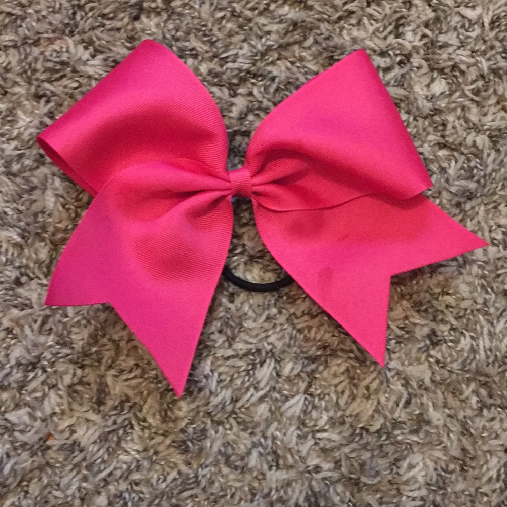 Hot pink bow